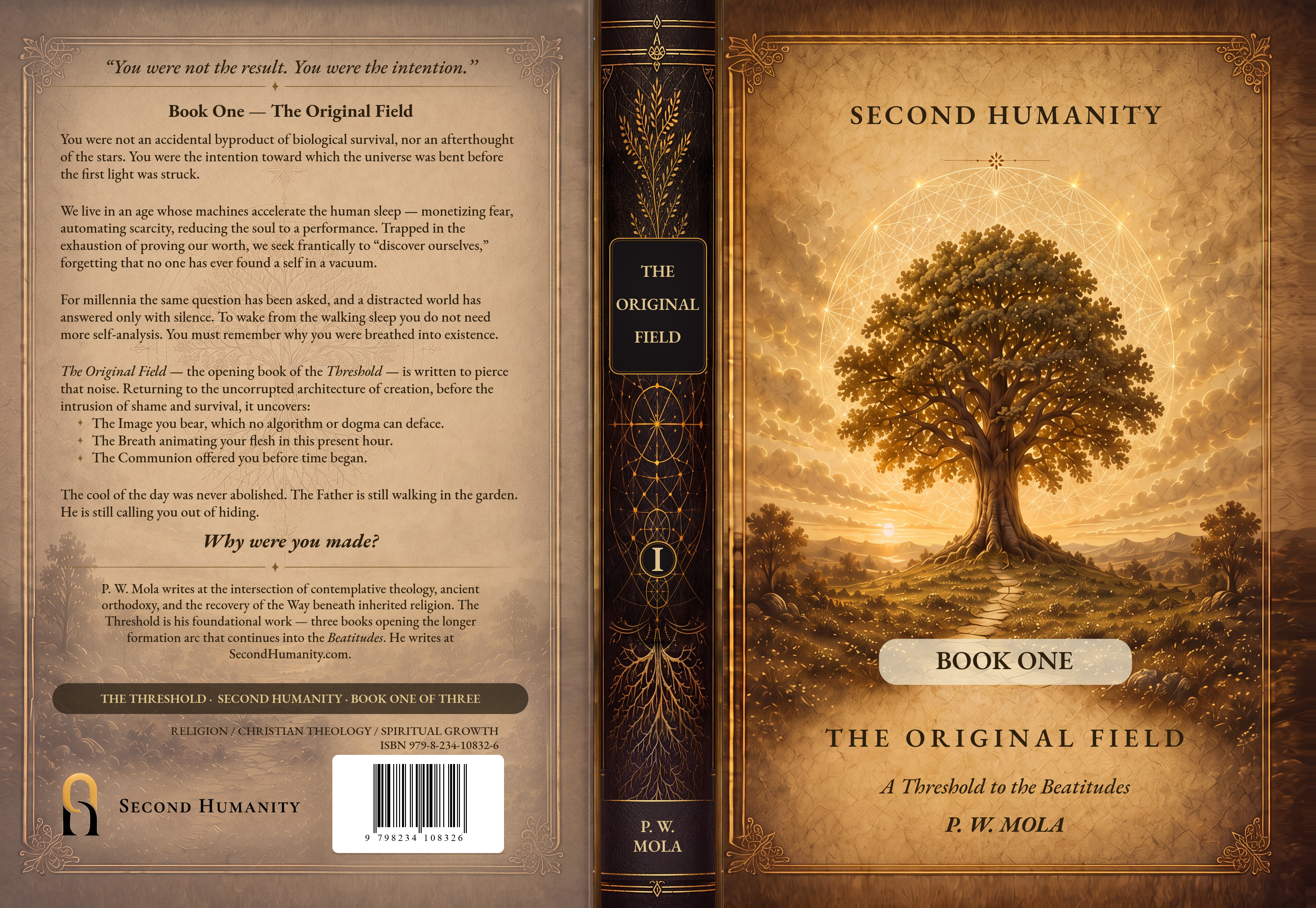 Book One — The Original Field, the opening book of The Threshold by P.W. Mola